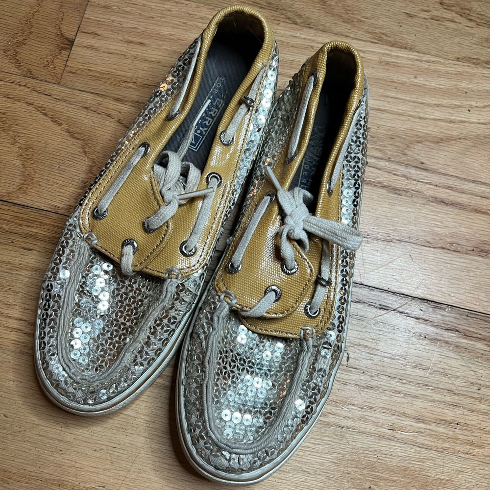 Sequin Sperrys